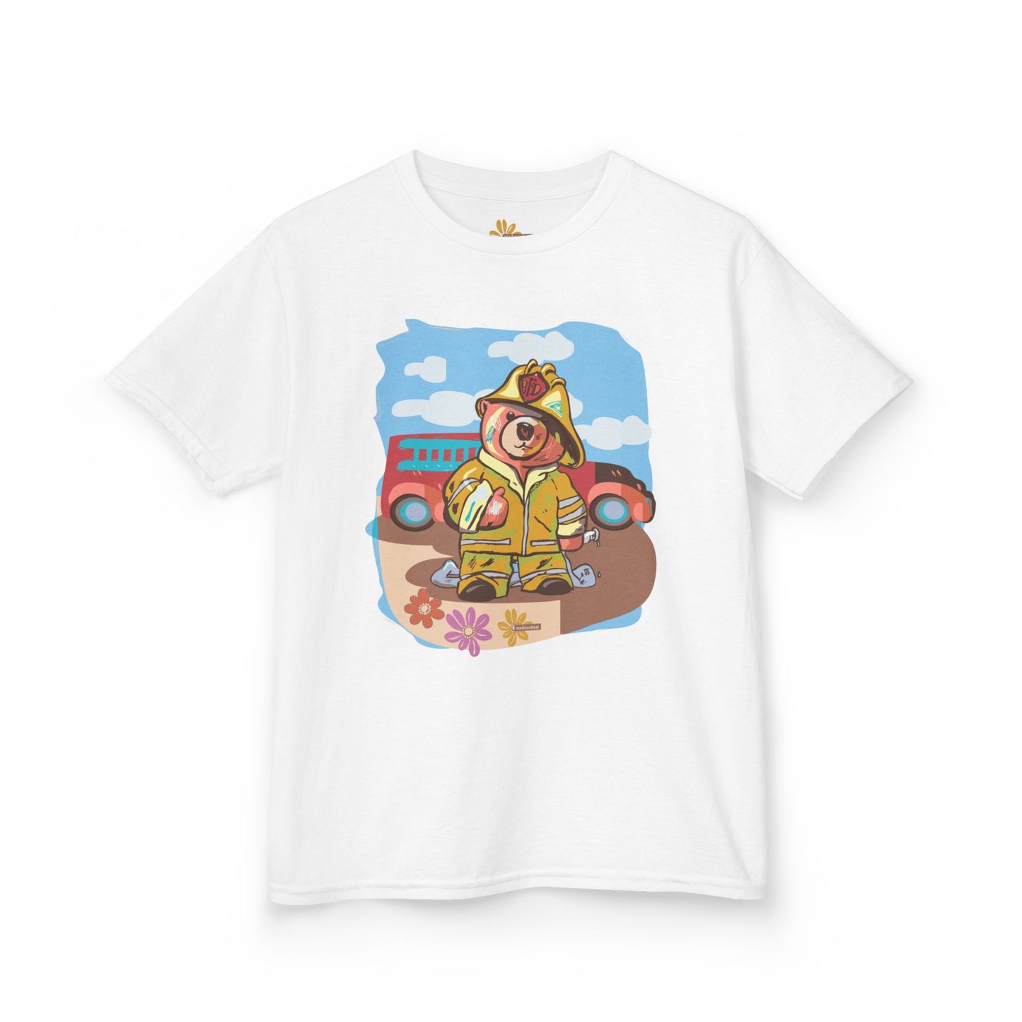 Kids Firefighter Adventure Tee - Fun and Colorful Design for Playtime!