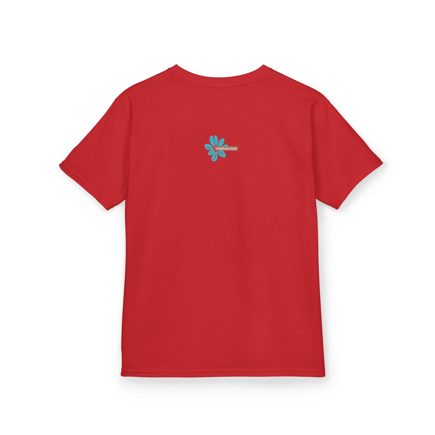 Snow Day Kids Madison Bear TShirt - Cute Children's Graphic Tee, Winter Wonderland Children's Shirt, Kids Holiday Gift, Children's Bear