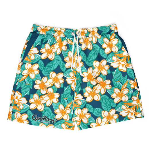 Aloha Friends Swim Shorts, Hawaiian Beachwear, Men's Boardshorts, Gender Neutral Swim Trunks, Tropical Vacation Apparel, Surfer Swim Bottoms