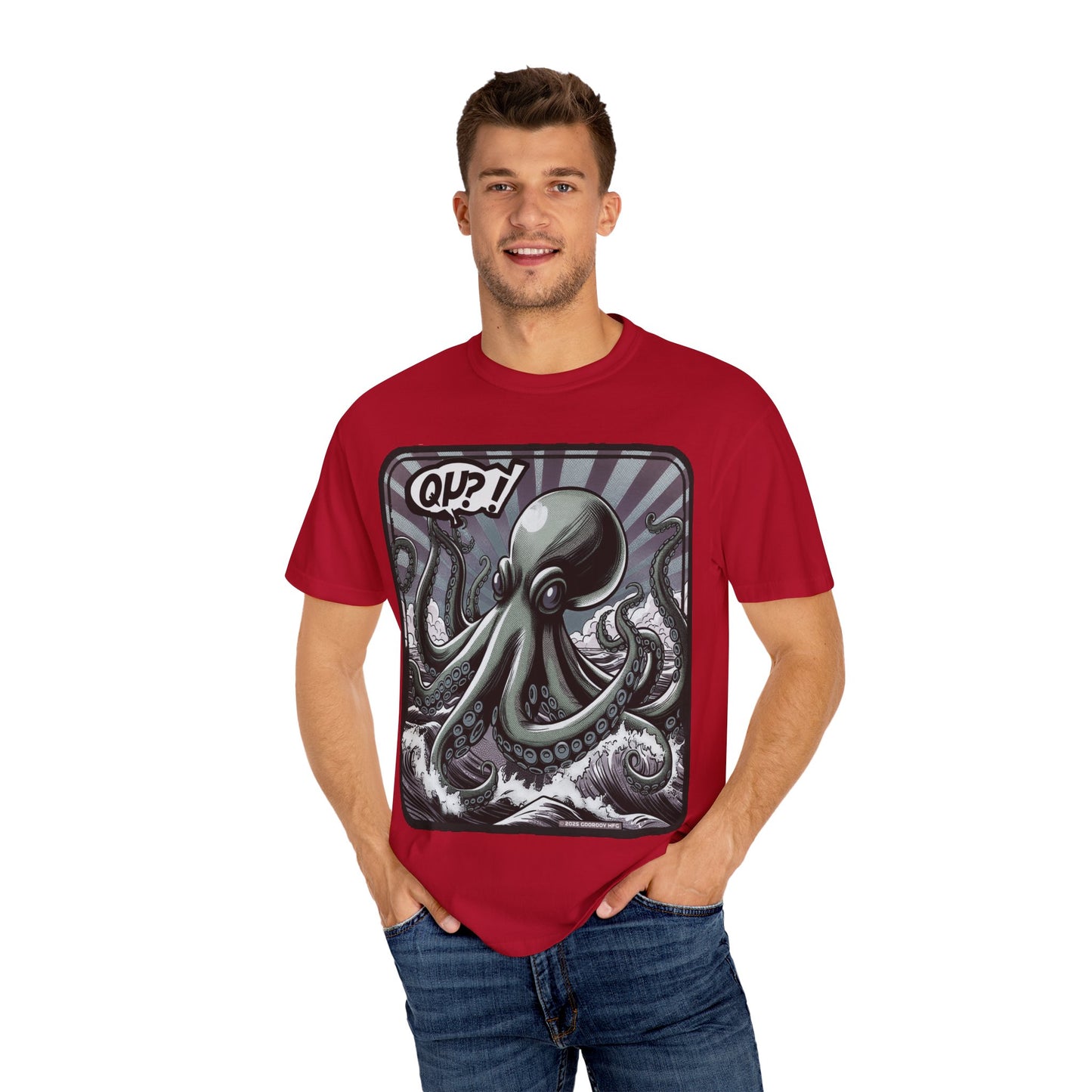 Octopus Unisex T-shirt, Sea Creature Tee, Ocean Lover Gift, Deep Sea Animal Shirt, Marine Life Top