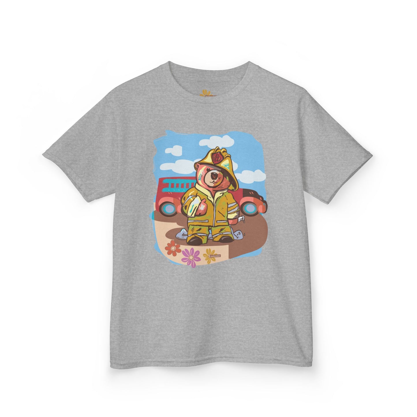 Kids Firefighter Adventure Tee - Fun and Colorful Design for Playtime!