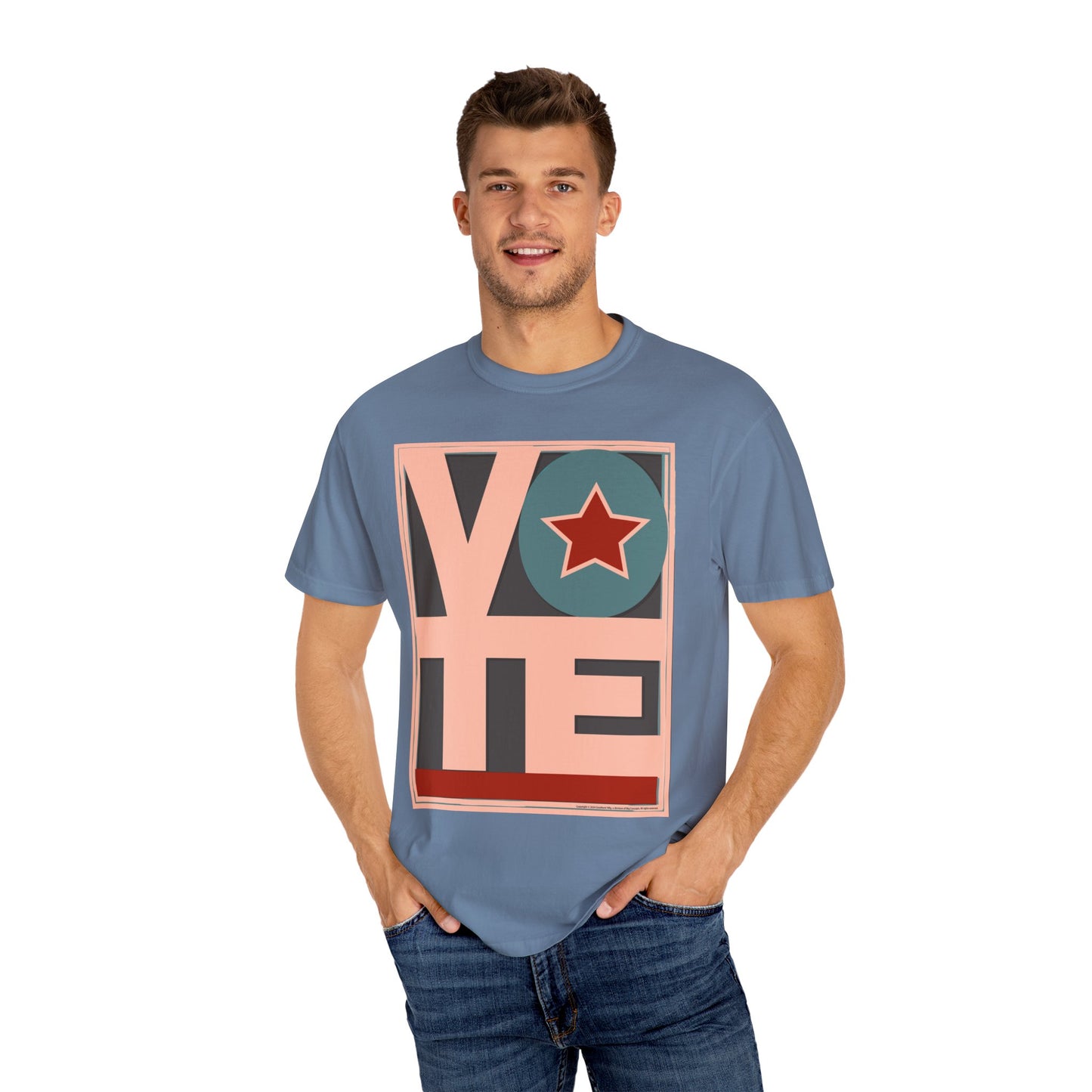Just Vote: Unisex Garment-Dyed T-shirt