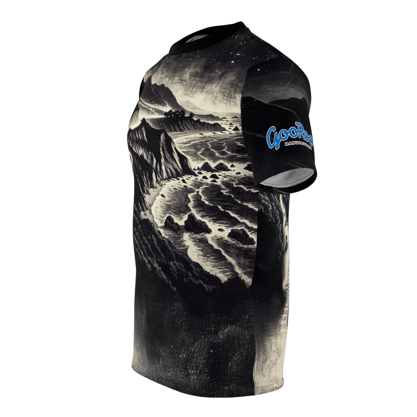 T-Shirt PCH Highway 1 to Big Sur, CA Unisex Cut & Sew Tee