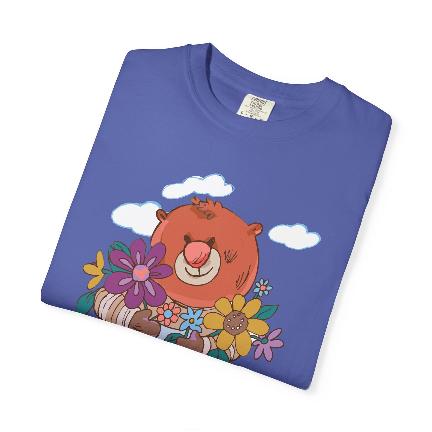 Madison Bear Gardening T-Shirt, Cute Bear Shirt, Botanical Garden Gift, Plant Lover Tee, Nature Shirt