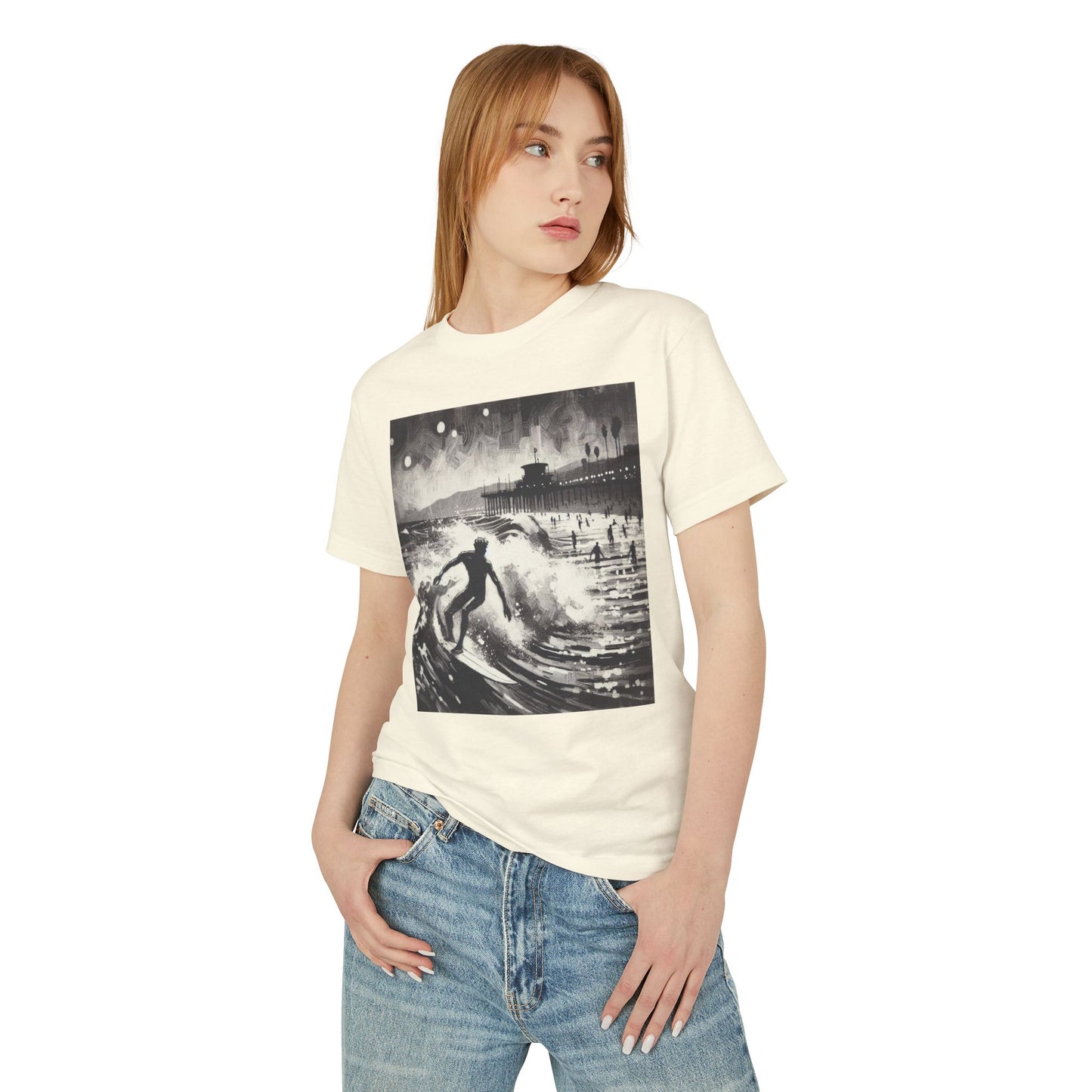 Night Wave Surfer, Santa Monica, CA