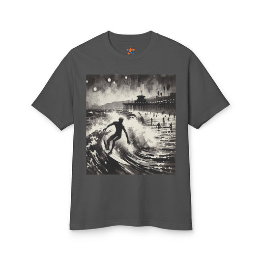 Night Wave Surfer, Santa Monica, CA