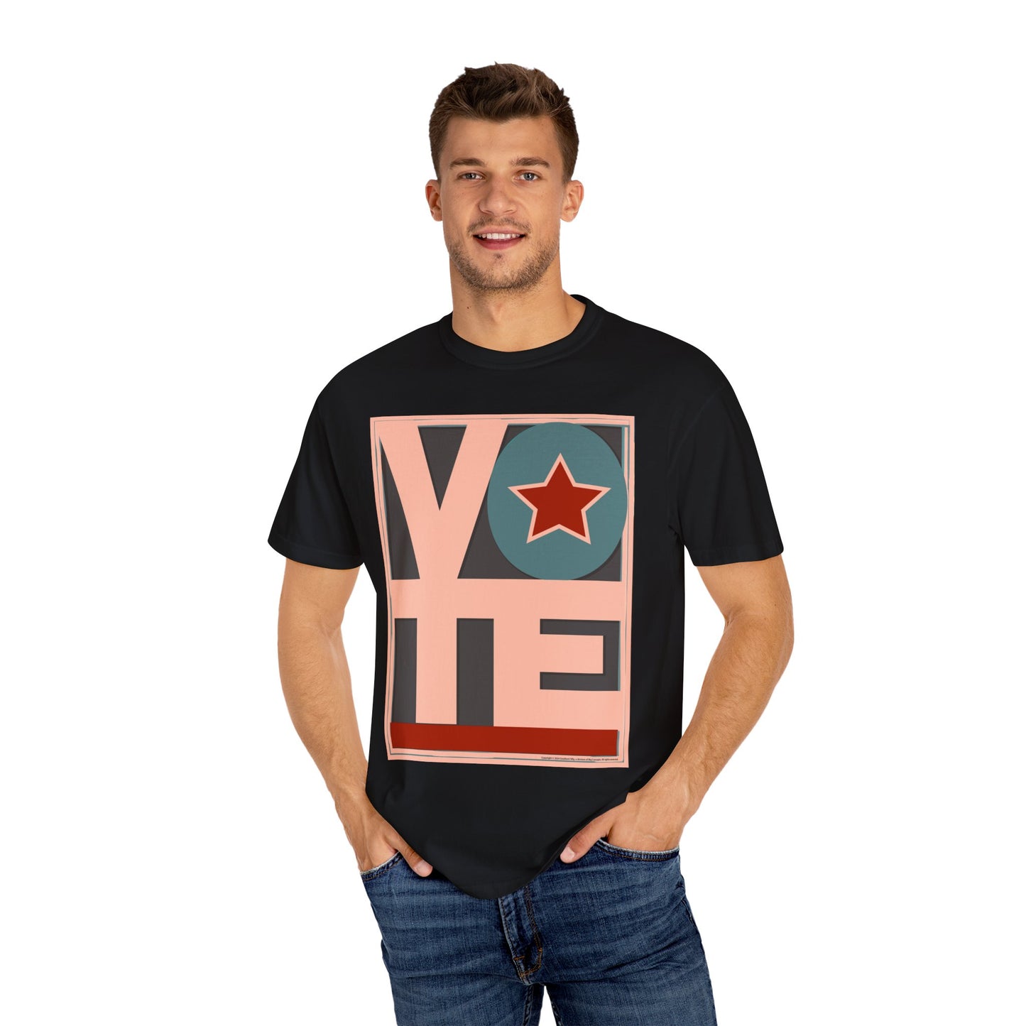 Just Vote: Unisex Garment-Dyed T-shirt