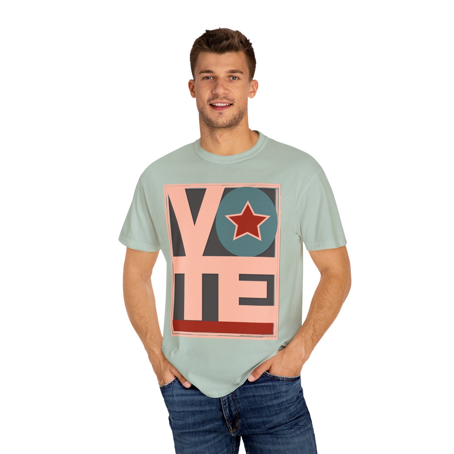 Just Vote: Unisex Garment-Dyed T-shirt