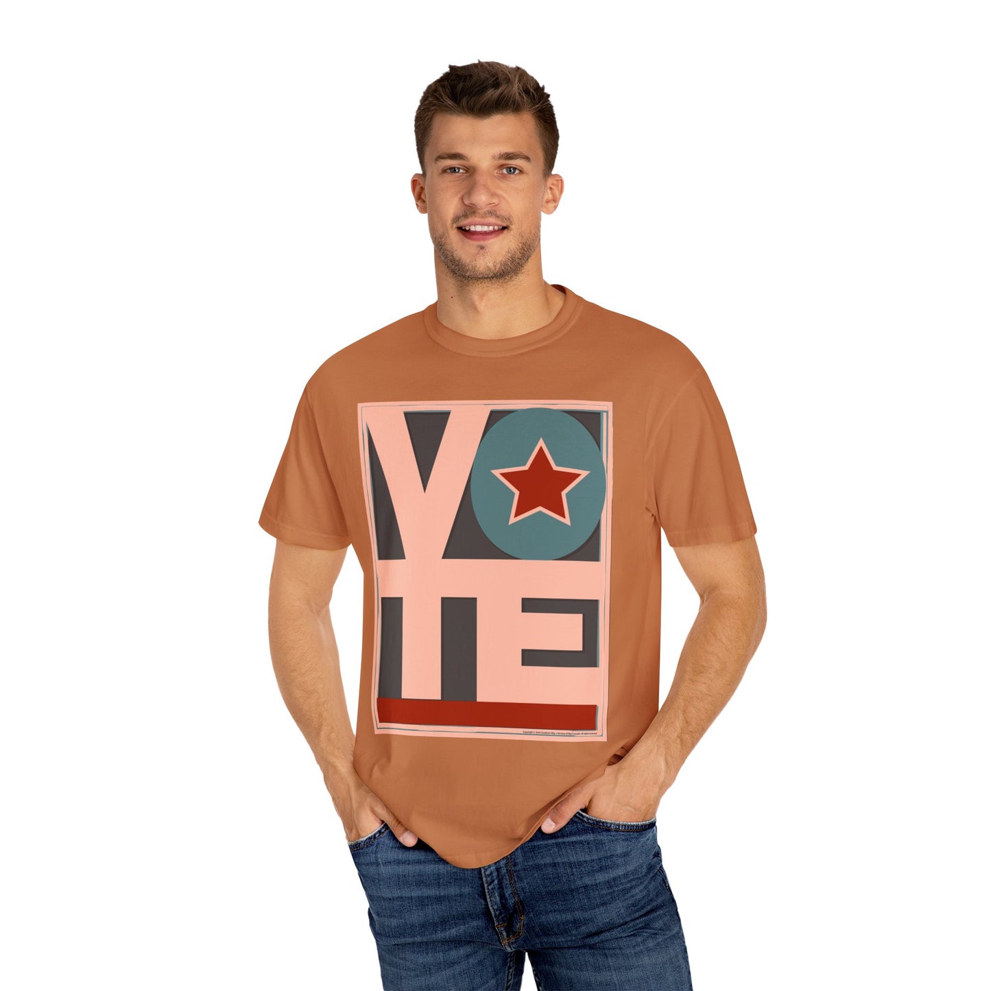 Just Vote: Unisex Garment-Dyed T-shirt