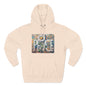 PEACE: Three-Panel Fleece Hoodie