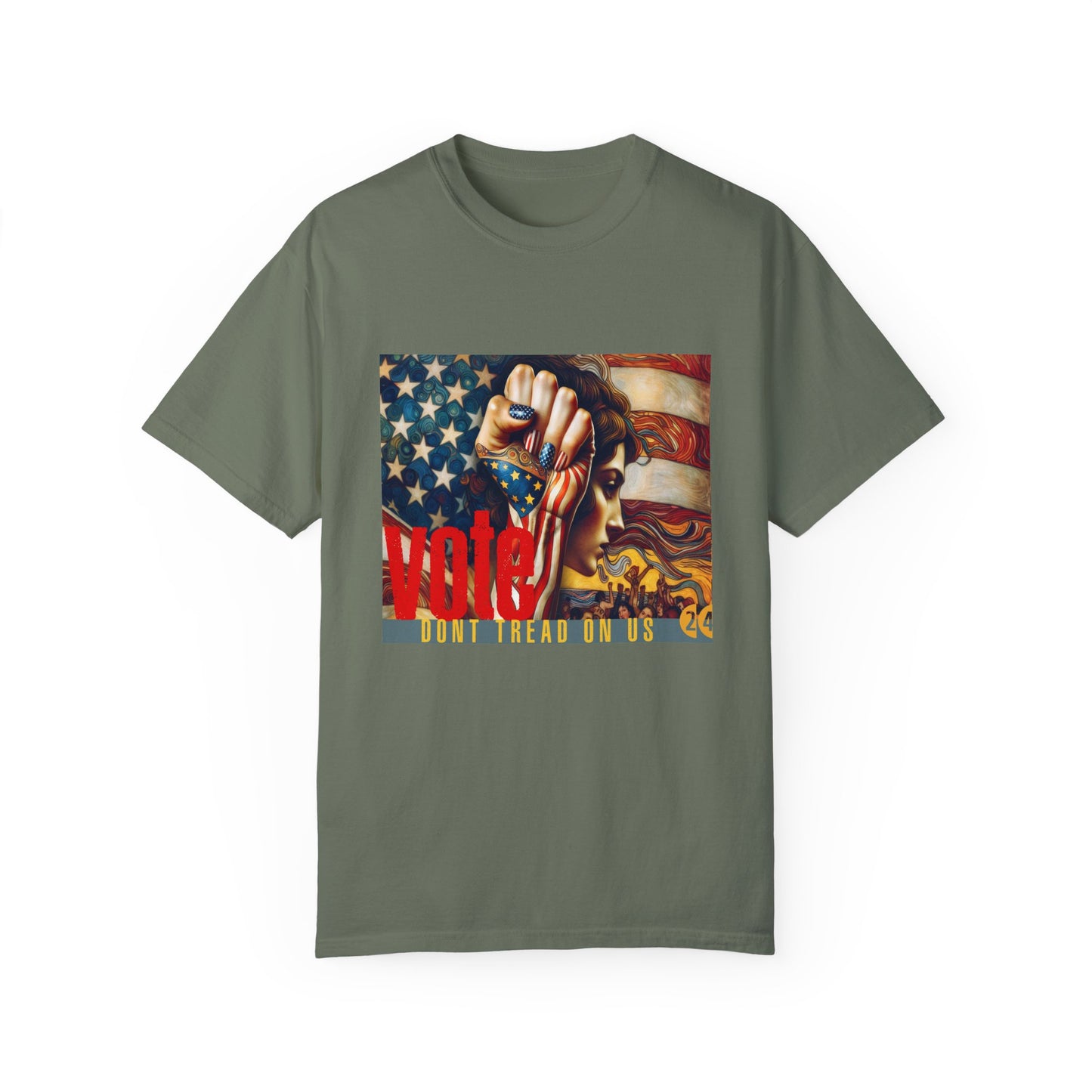 Don't Tread on Us! Unisex Garment-Dyed T-shirt