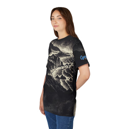 T-Shirt PCH Highway 1 to Big Sur, CA Unisex Cut & Sew Tee