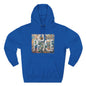 PEACE: Three-Panel Fleece Hoodie