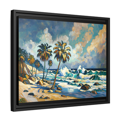 GooRooV Home in Laguna Beach California: Matte Canvas, Framed (Multi-color)