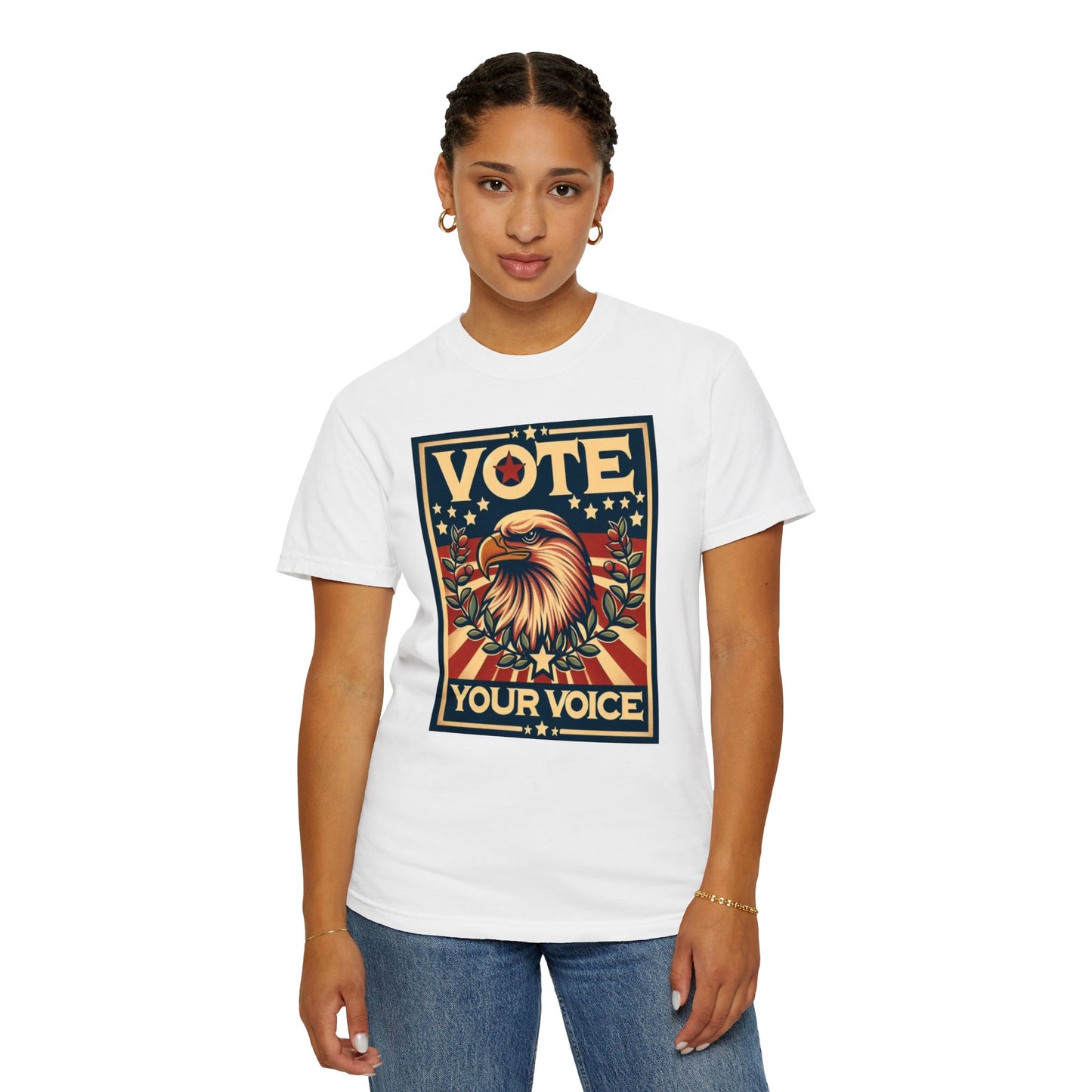 Vote Your Voice: Unisex Garment-Dyed T-shirt