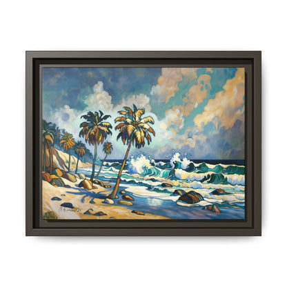 GooRooV Home in Laguna Beach California: Matte Canvas, Framed (Multi-color)