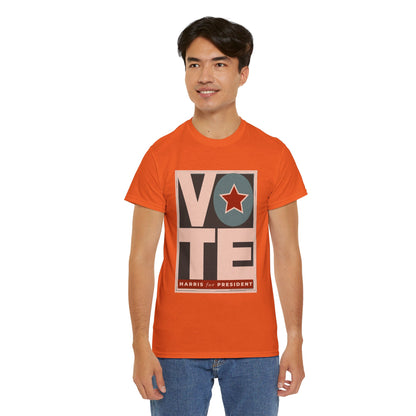 Vote Star: Unisex Heavy Cotton Tee