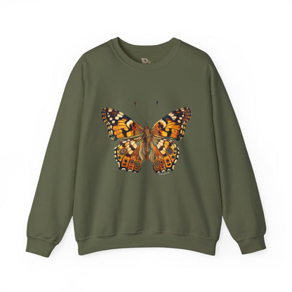 Butterfly by GooRooV MFG. Print Unisex Crewneck Sweatshirt, Cozy Gift Fashion, Casual Outfit, Eco-Friendly Apparel