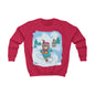 Kids Sweatshirt - Winter Fun- Madison Bear Design, Children's Winter Wonderland Pullover, Kids Fashion Clothing, Cute Animal Jumper, GooRooV