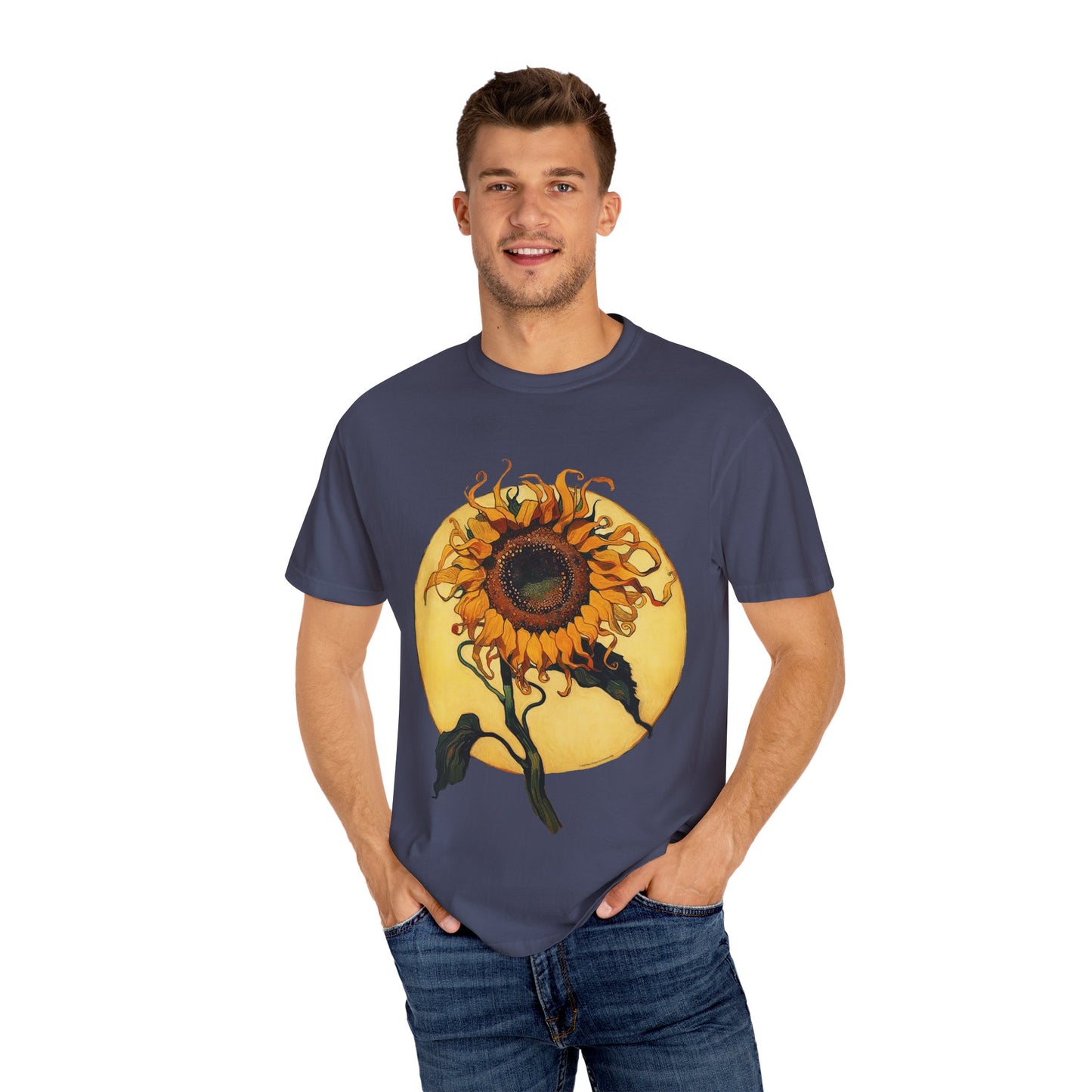 Sunflower Unisex T-Shirt, Floral Graphic Tee, Summer Casual Wear, Gift for Nature Lovers, Eco-Friendly Fashion