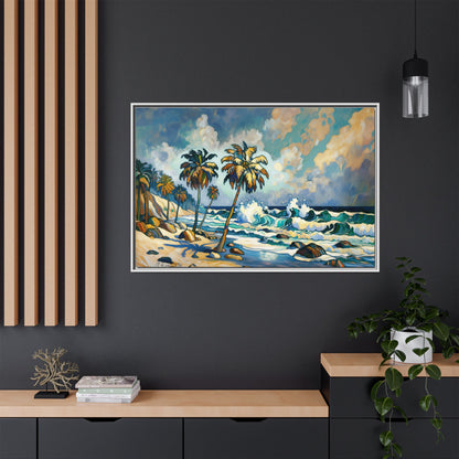 GooRooV Home in Laguna Beach California: Matte Canvas, Framed (Multi-color)