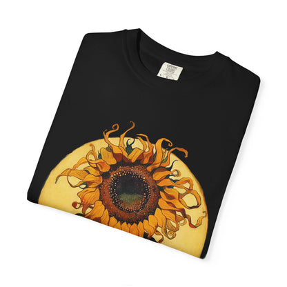 Sunflower Unisex T-Shirt, Floral Graphic Tee, Summer Casual Wear, Gift for Nature Lovers, Eco-Friendly Fashion