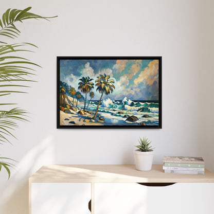 GooRooV Home in Laguna Beach California: Matte Canvas, Framed (Multi-color)