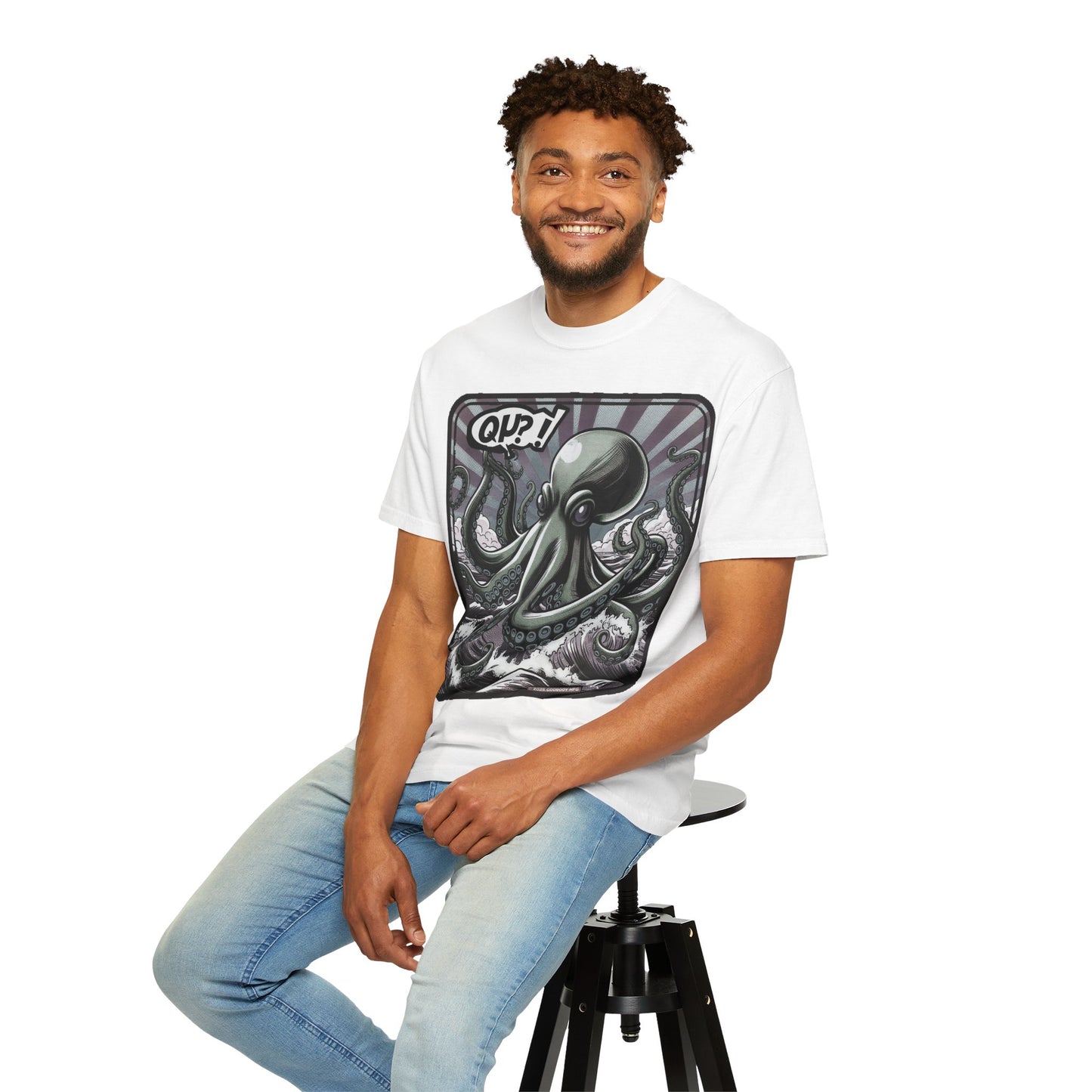 Octopus Unisex T-shirt, Sea Creature Tee, Ocean Lover Gift, Deep Sea Animal Shirt, Marine Life Top
