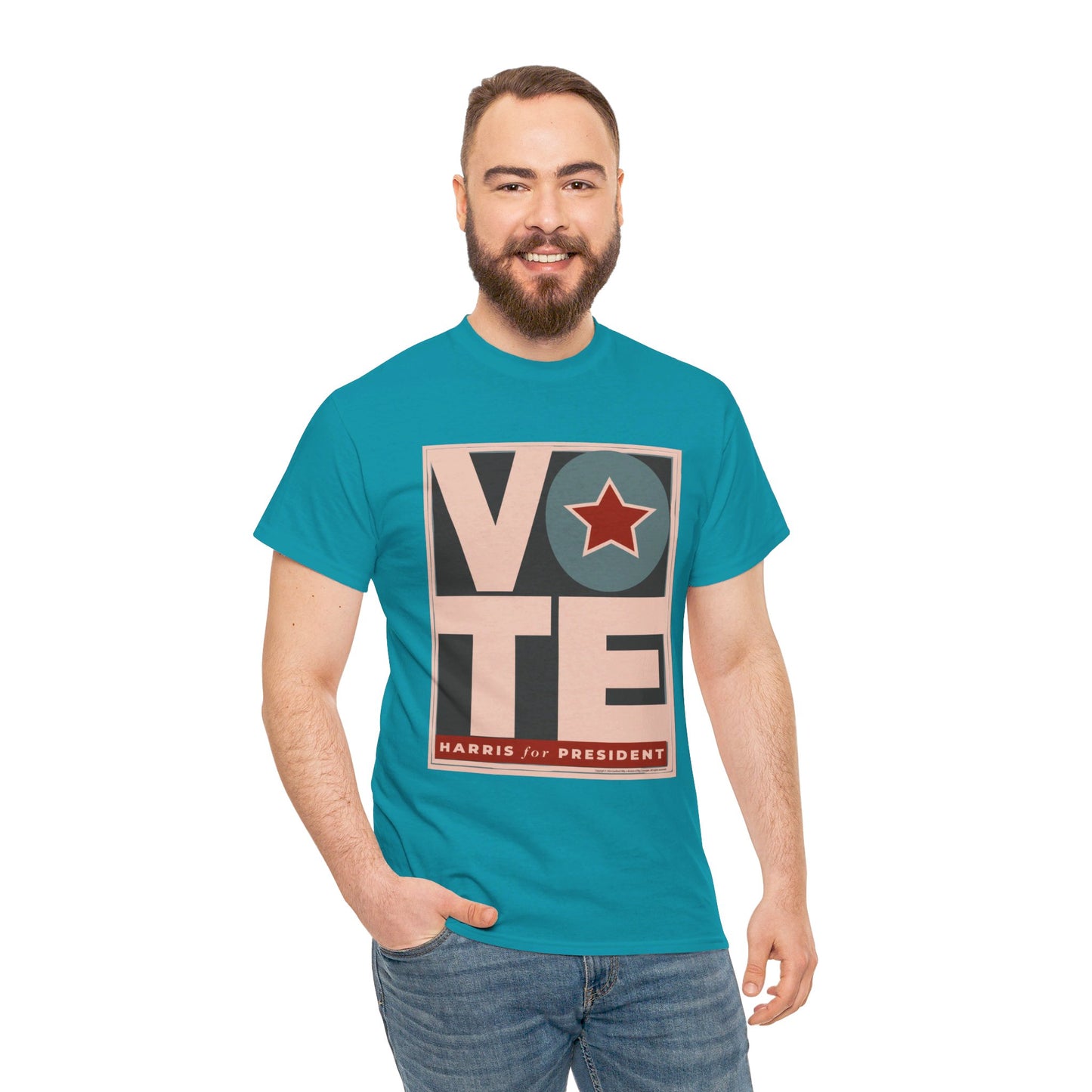 Vote Star: Unisex Heavy Cotton Tee