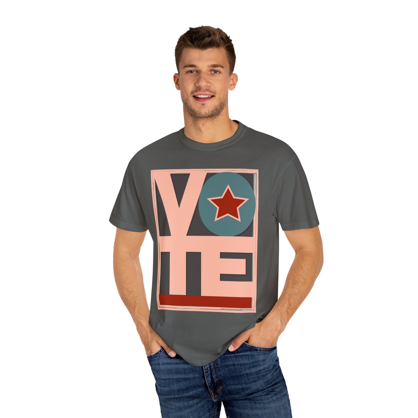 Just Vote: Unisex Garment-Dyed T-shirt