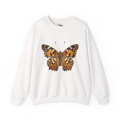 Butterfly Rose Dragon by GooRooV MFG. Print Unisex Crewneck Sweatshirt, Cozy Gift Fashion, Casual Outfit, Eco-Friendly Apparel