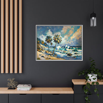 GooRooV Home in Laguna Beach California: Matte Canvas, Framed (Multi-color)