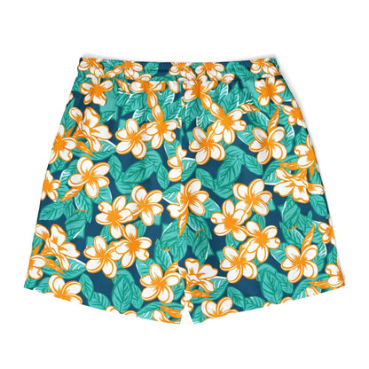 Aloha Friends Swim Shorts, Hawaiian Beachwear, Men's Boardshorts, Gender Neutral Swim Trunks, Tropical Vacation Apparel, Surfer Swim Bottoms