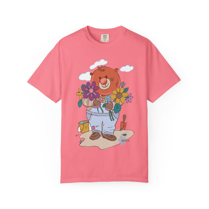 Madison Bear Gardening T-Shirt, Special Edition for Mothers Day, Cute Bear Shirt, Botanical Garden Gift, Plant Lover Tee, Nature Shirt
