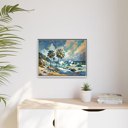 GooRooV Home in Laguna Beach California: Matte Canvas, Framed (Multi-color)