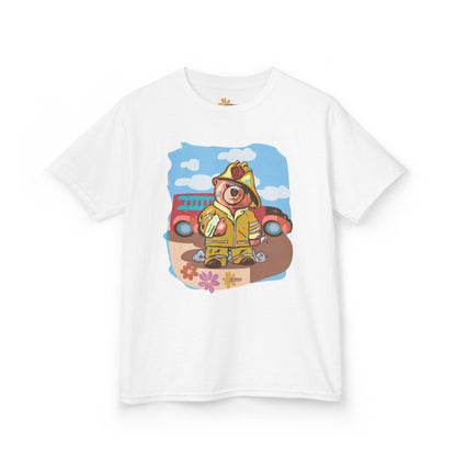 Kids Firefighter Adventure Tee - Fun and Colorful Design for Playtime!
