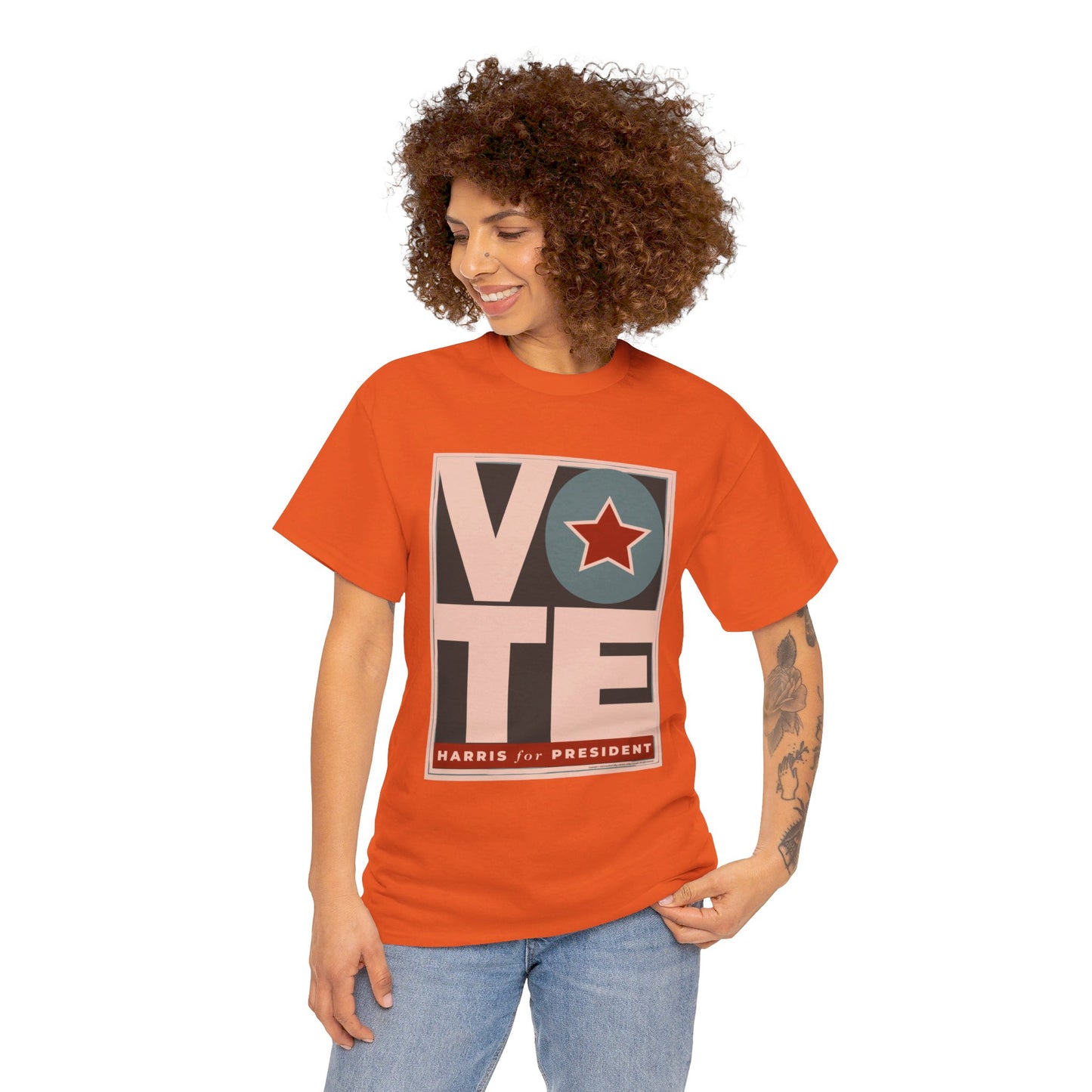 Vote Star: Unisex Heavy Cotton Tee