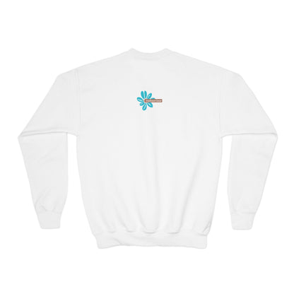 Madison Bear Cozy Youth Crewneck Sweatshirt Winter Snowman Design, Perfect for Christmas, Family Gatherings, Winter Fun, Holiday