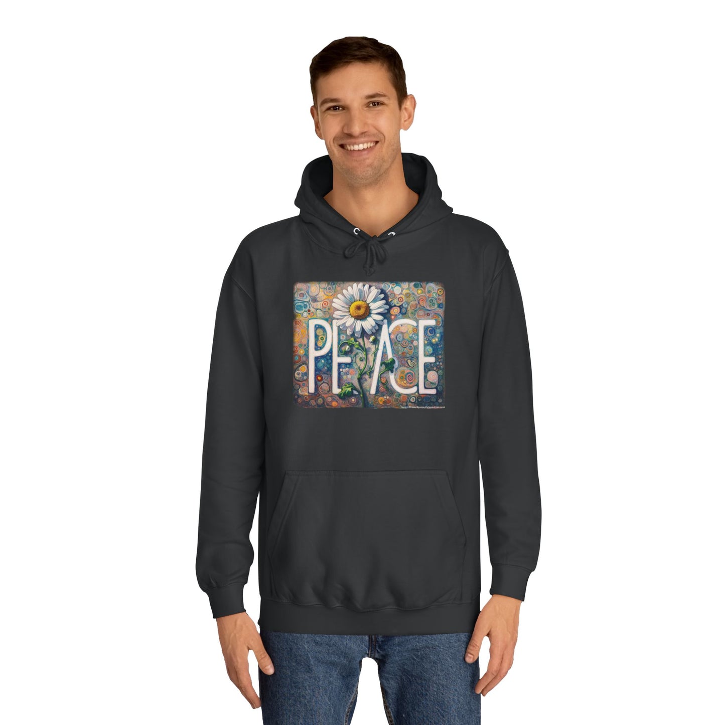 Peace: Unisex College Hoodie