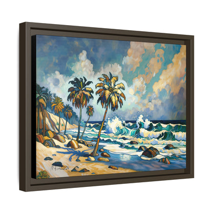 GooRooV Home in Laguna Beach California: Matte Canvas, Framed (Multi-color)