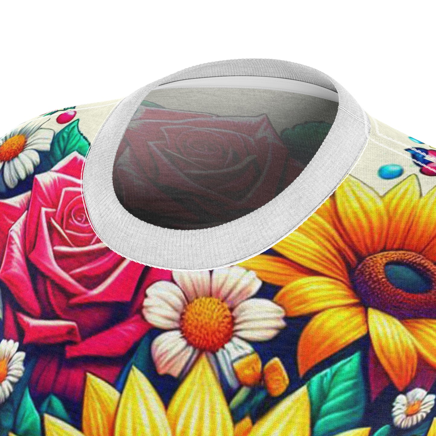 Women's Tee - GooRooV Blast of Flowers, love it with a jacket