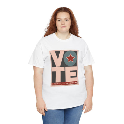 Vote Star: Unisex Heavy Cotton Tee