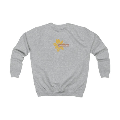 Rainy Day Madison Bear by GooRooV MFG, Kids Sweatshirt - Spring Outfits, Unique Gift for Kids, Cozy Style