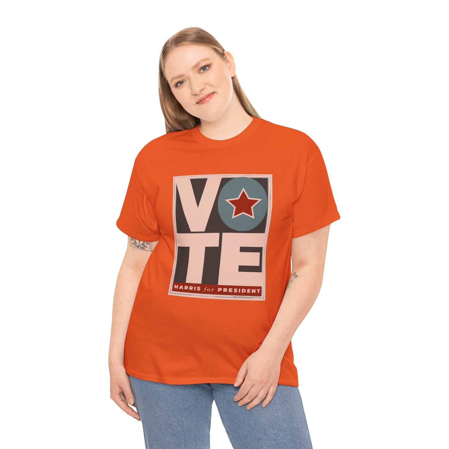 Vote Star: Unisex Heavy Cotton Tee