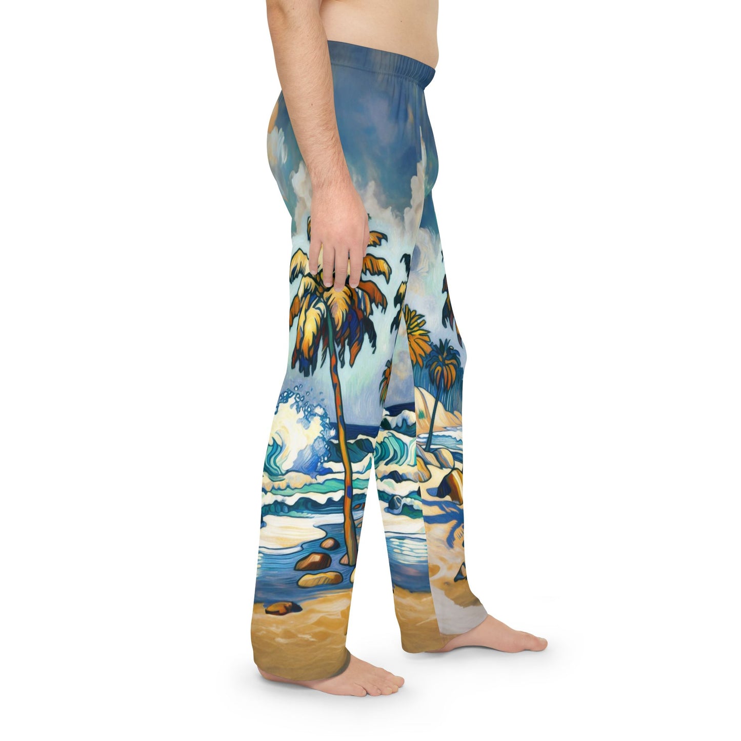 Men's Pajama Pants - Laguna Beach Walk Design