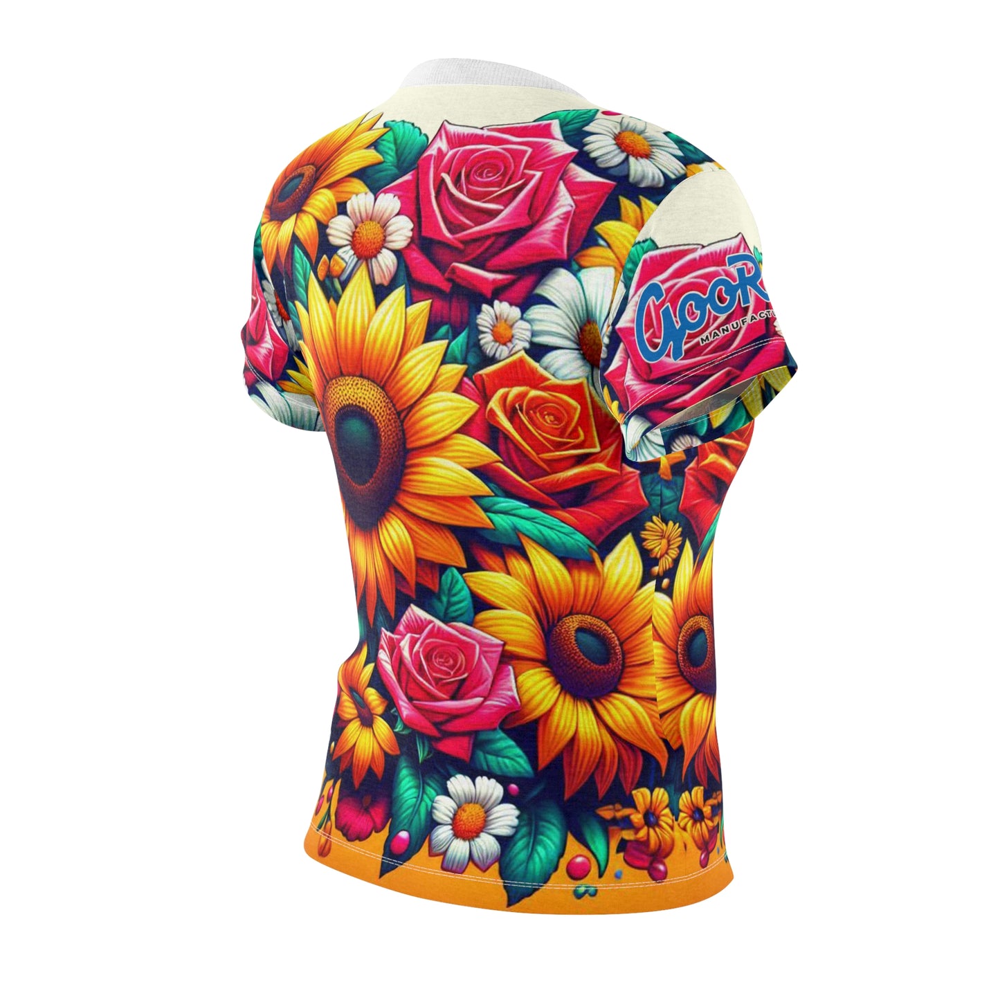Women's Tee - GooRooV Blast of Flowers, love it with a jacket