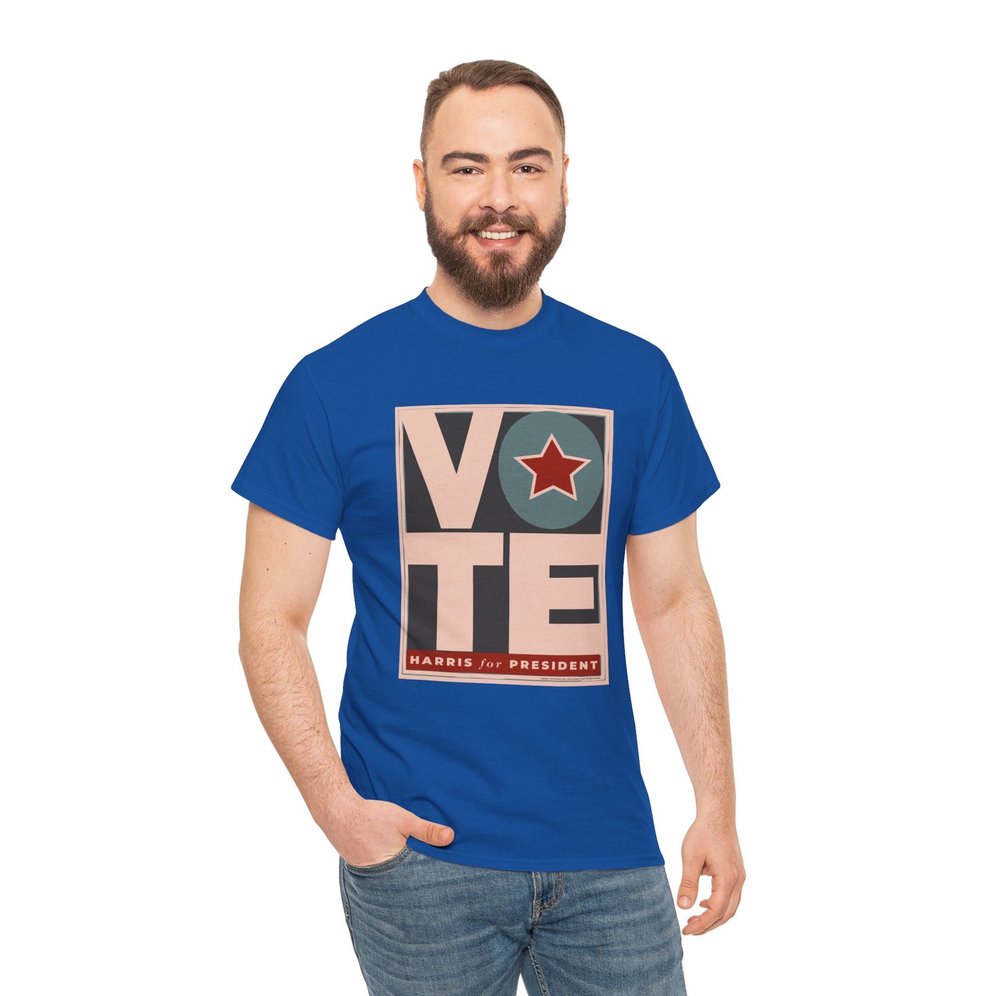 Vote Star: Unisex Heavy Cotton Tee