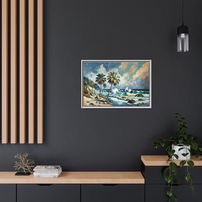 GooRooV Home in Laguna Beach California: Matte Canvas, Framed (Multi-color)