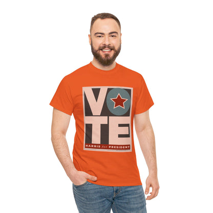 Vote Star: Unisex Heavy Cotton Tee