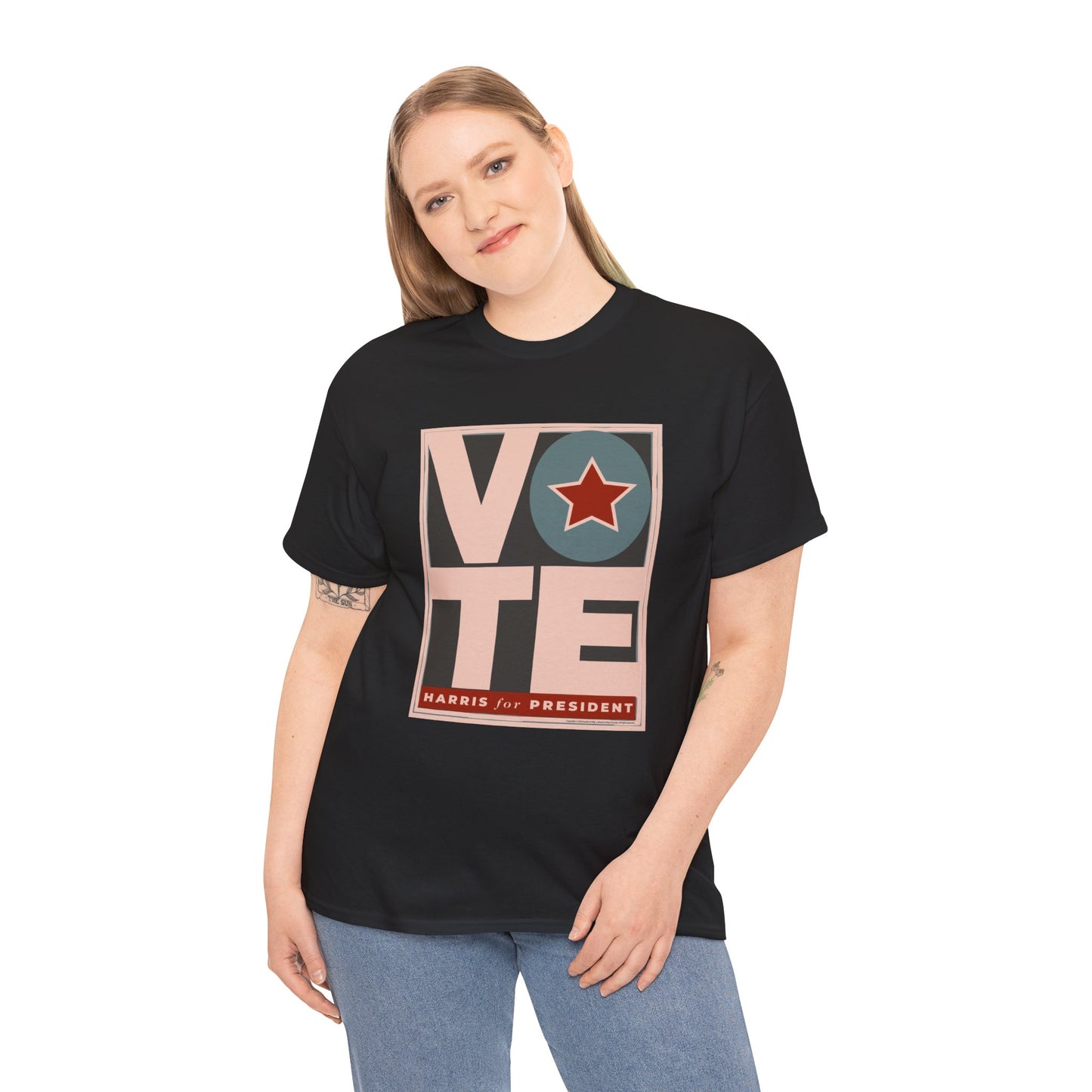 Vote Star: Unisex Heavy Cotton Tee
